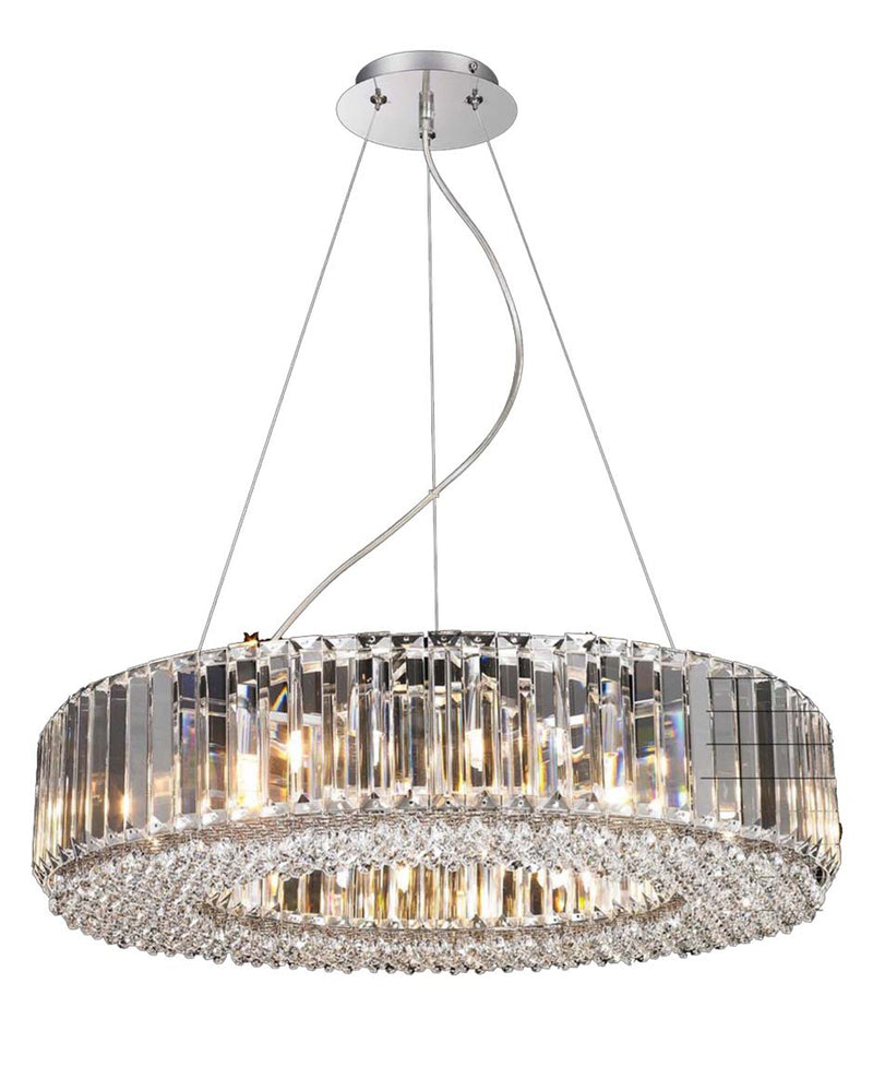 Regal Lighting Appleton 12 Light Round Crystal Pendant • SLB1018