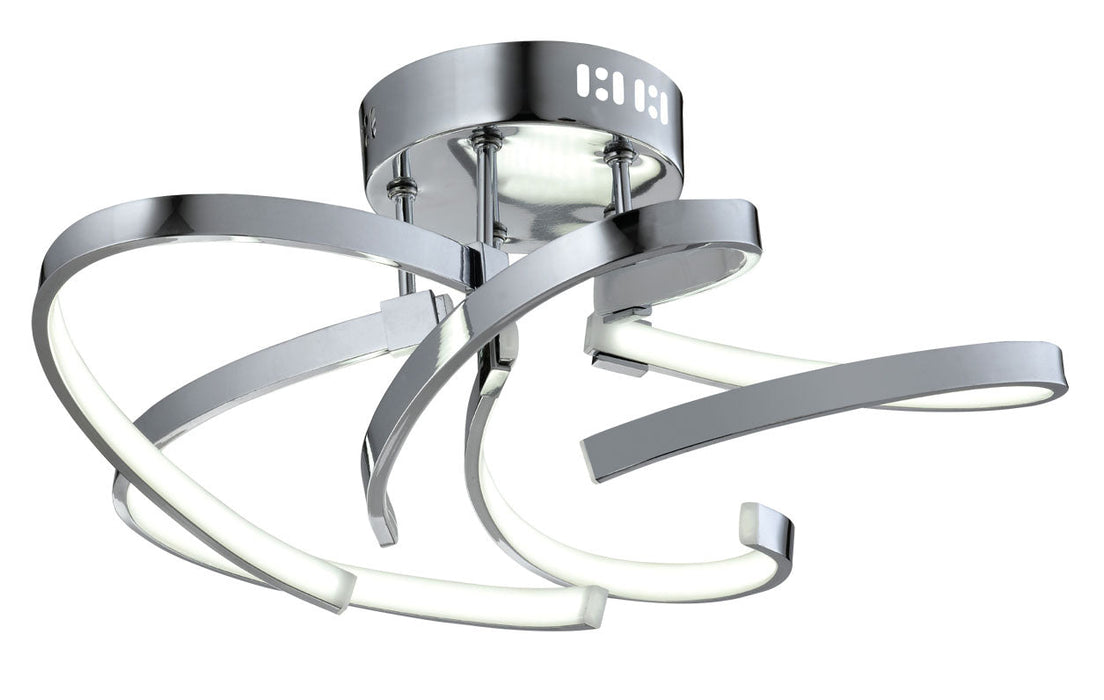 Regal Lighting Baraboo 5 Arm LED Semi Flush, 4000K • SLB1039