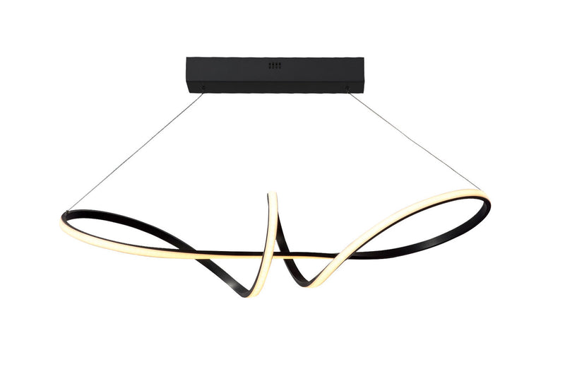 Regal Lighting Menasha LED Pendant, 3000K, Black • SLB1040