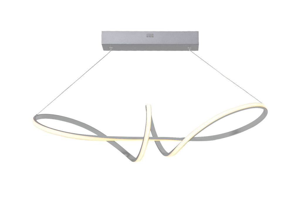 Regal Lighting Menasha LED Pendant, 3000K, Silver • SLB1042