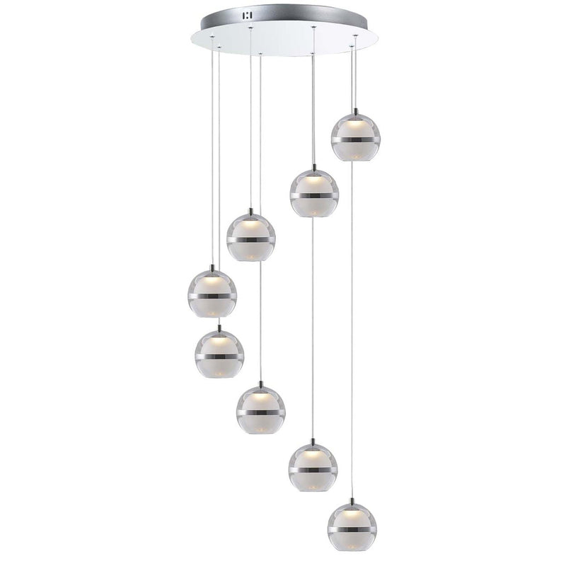 Regal Lighting Greenbay 8 Light LED Round Pendant • SLB1060