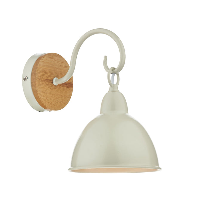 Dar Lighting Blyton 1 Light Wall Bracket complete with Painted Shade • BLY0743