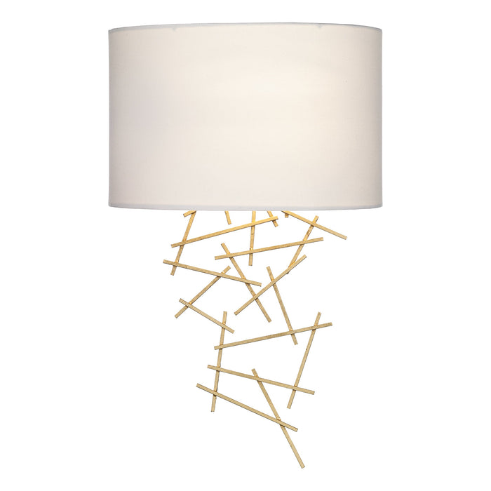 Dar Lighting Cevero Wall Light Gold With Shade • CEV0735