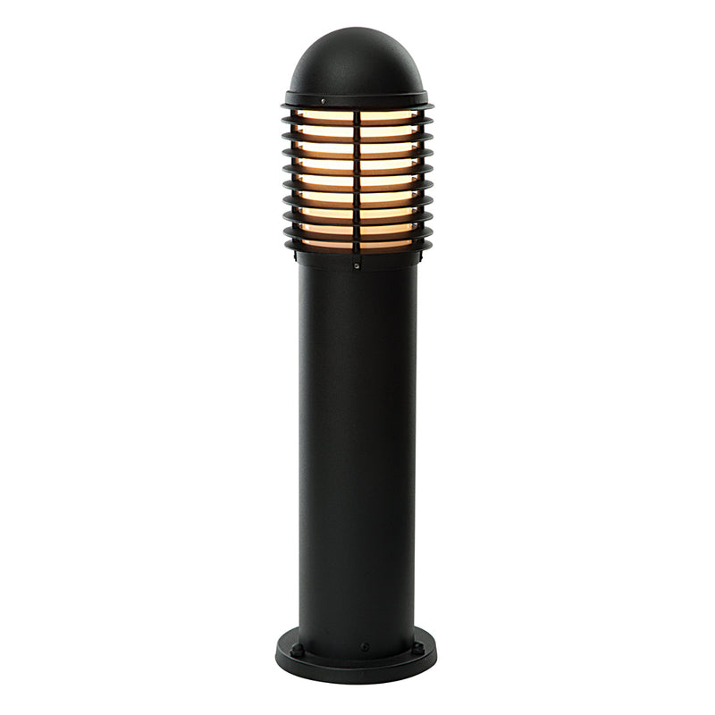 Endon Lighting CH201E27BK Louvre Matt Black Pedestal Lamp