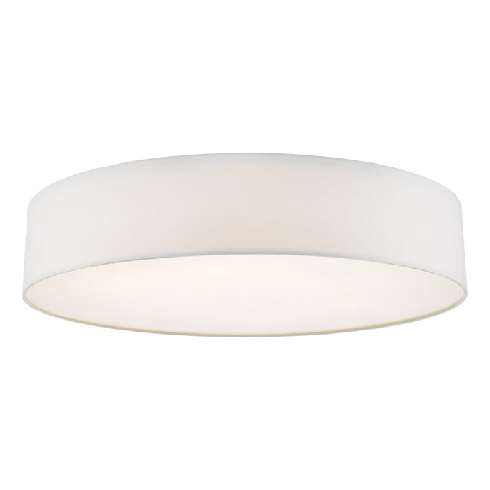 Dar Lighting Cierro 6 Light Flush Ivory 80cm • CIE4815