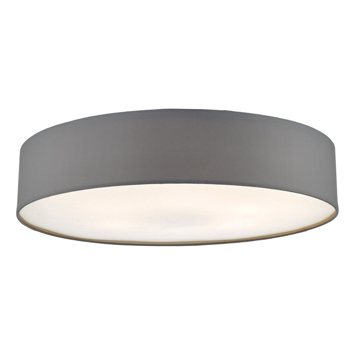 Dar Lighting Cierro 6 Light Flush Grey 80cm • CIE4839