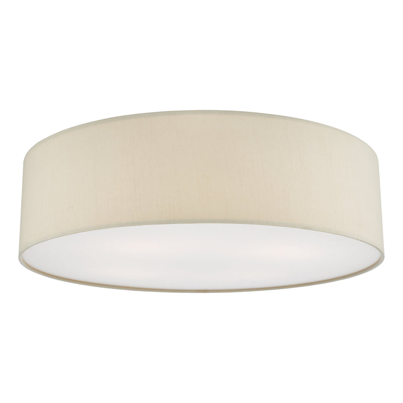 Dar Lighting Cierro 4 Light Flush Taupe With Diffuser 60cm • CIE5001