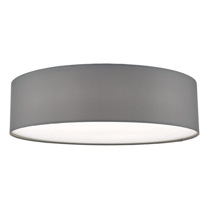 Dar Lighting Cierro 4 Light Flush Grey 60cm • CIE5039