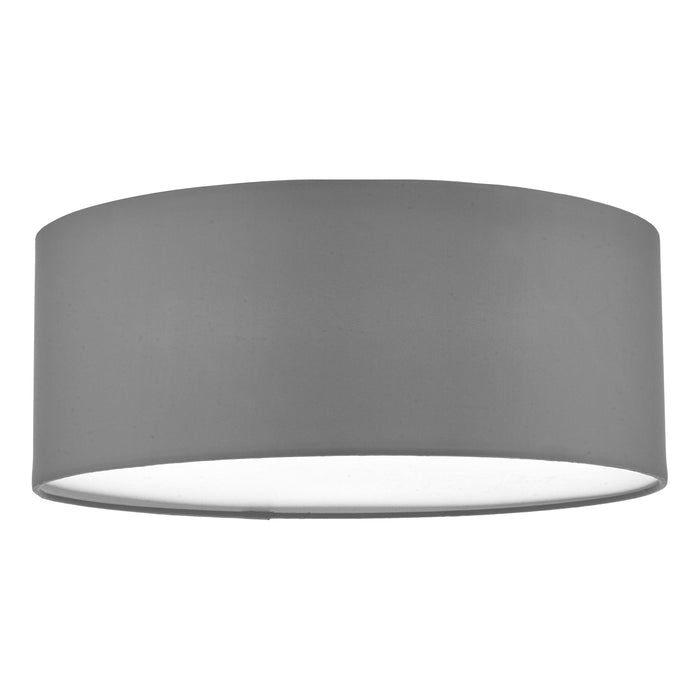 Dar Lighting Cierro 3 Light Flush Grey 40cm • CIE5239