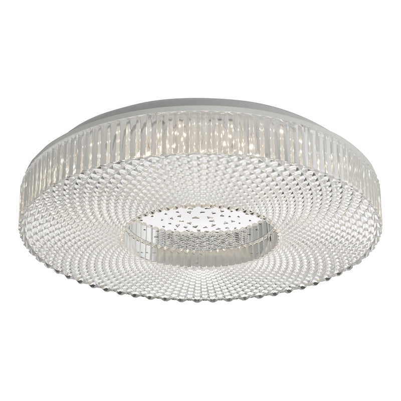 Dar Lighting Cimona Flush Acrylic Medium LED • CIM5008