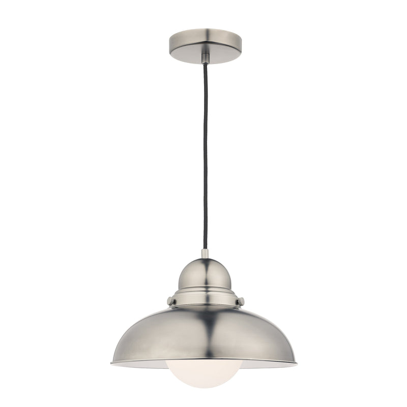 Dar Lighting Dynamo 1 Light Pendant Antique Chrome • DYN0161