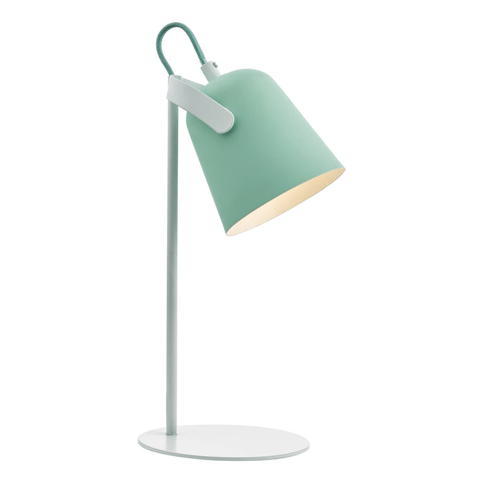 Dar Lighting Effie Table Lamp Pale Green and White • EFF4124