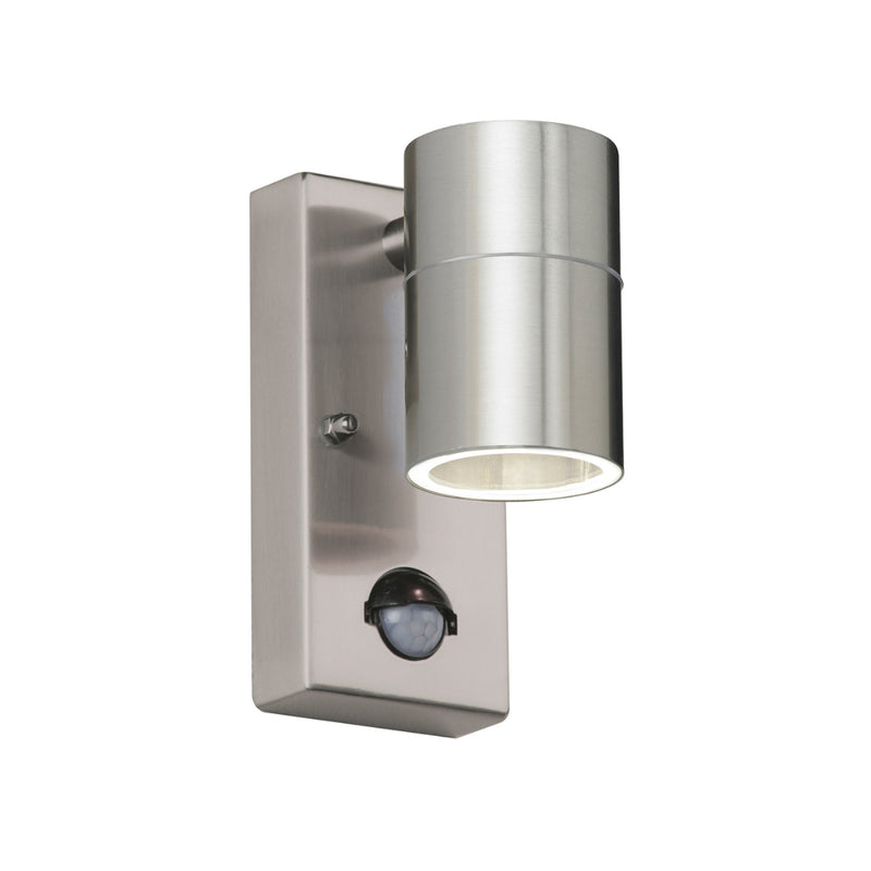 Endon Lighting EL-40063 Canon Single Light Stainless Steel PIR Outdoor Wall Light