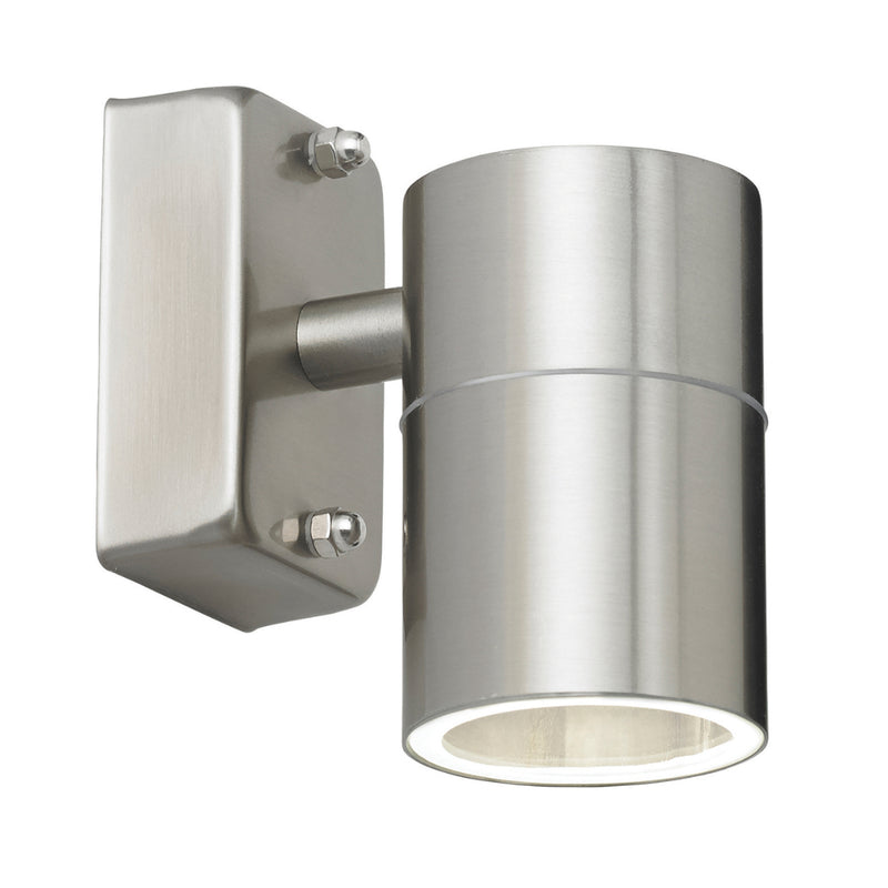 Endon Lighting EL-40094 Canon Single Light Stainless Steel Outdoor Wall Light