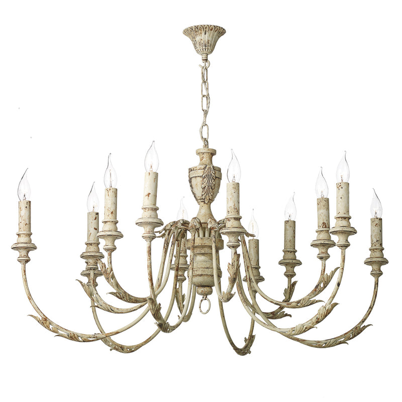 David Hunt EMI1255 Emile 12 Light Rustic French Pendant Ceiling Light