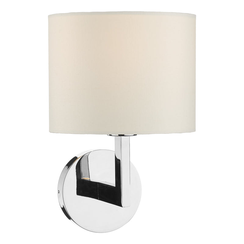 Dar Lighting Ferrara Wall Light Polished Chrome Bracket Only • FER0750