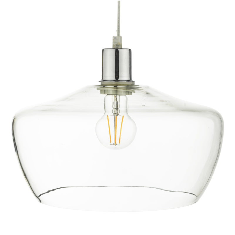 Dar Lighting Fidella Easy Fit Clear Glass • FID6508