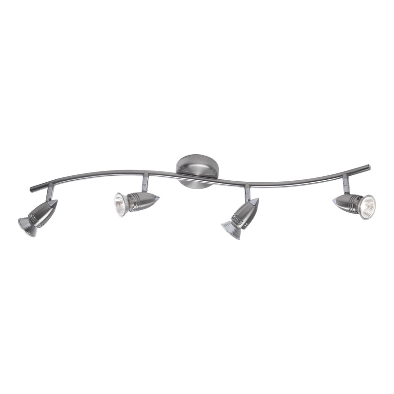 Dar Lighting Gemini 4 Light Bar Spotlight Satin Chrome • GEM8446