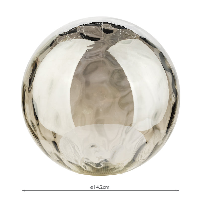 Dar Lighting GL10 Mix & Match Smoked Dimpled Glass • GL10