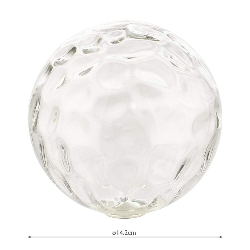 Dar Lighting GL12 Mix & Match Clear Dimpled Glass • GL12