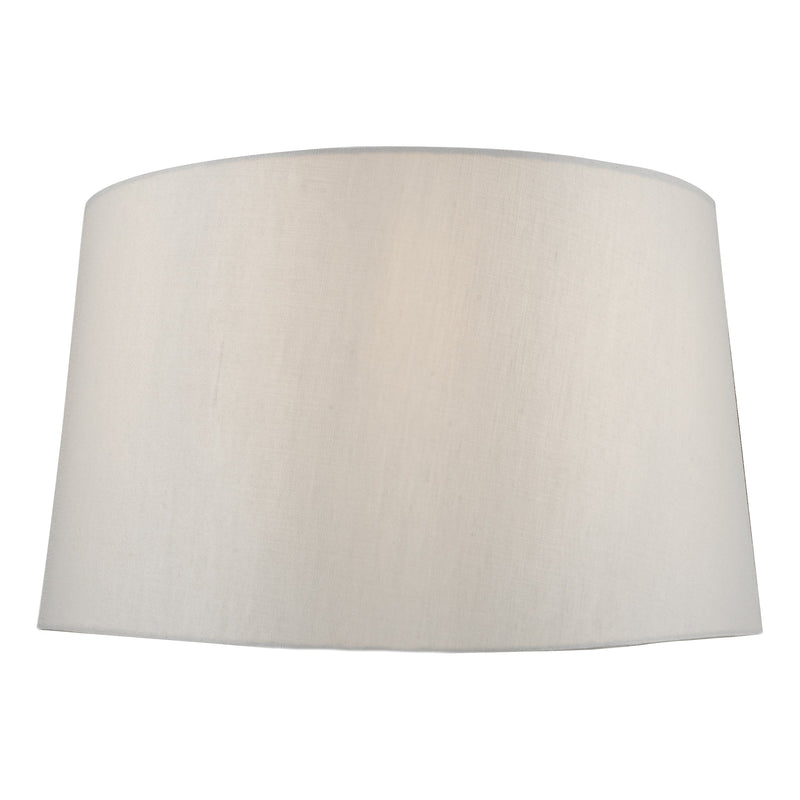 Dar Lighting Griffith Grey Faux Silk Tapered Drum Shade 30cm • GRI1237