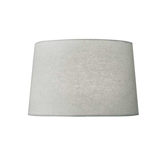 Dar Lighting Griffith Grey Linen Tapered Drum Shade 30cm • GRI1239