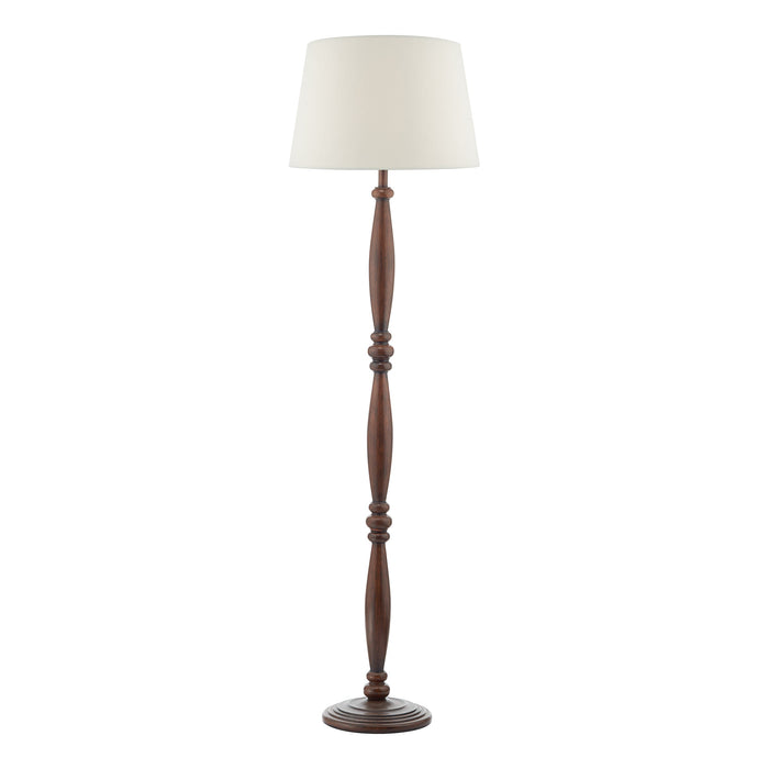Dar Lighting Hayward Floor Lamp Dark Wood Base Only • HAY4947