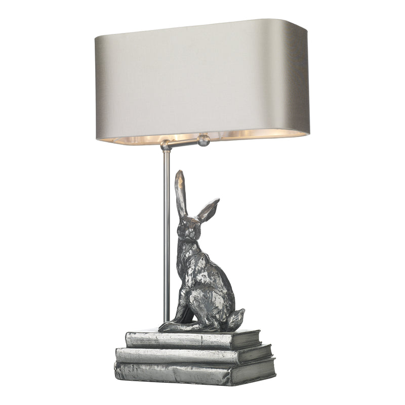 David Hunt Lighting HOP4267 Hopper Single Light Pewter Table Lamp Base Only