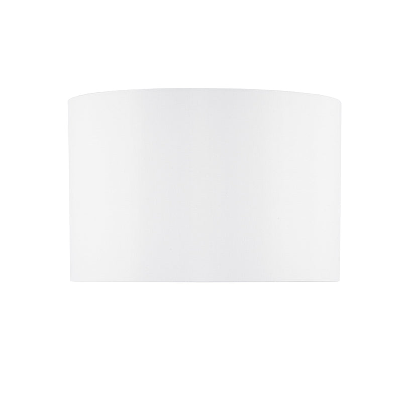 Dar Lighting Innsbruck Ivory Faux Silk Oval Shade 30cm • INN1215