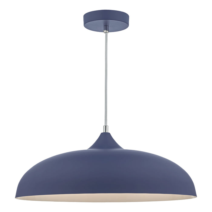 Dar Lighting Kaelan Pendant Blue • KAE0123