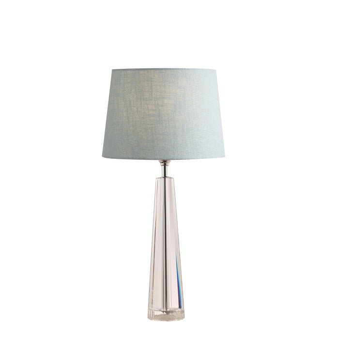 Laura Ashley Blake Medium Table Lamp Crystal Polished Chrome Base Only • LA3452193-Q