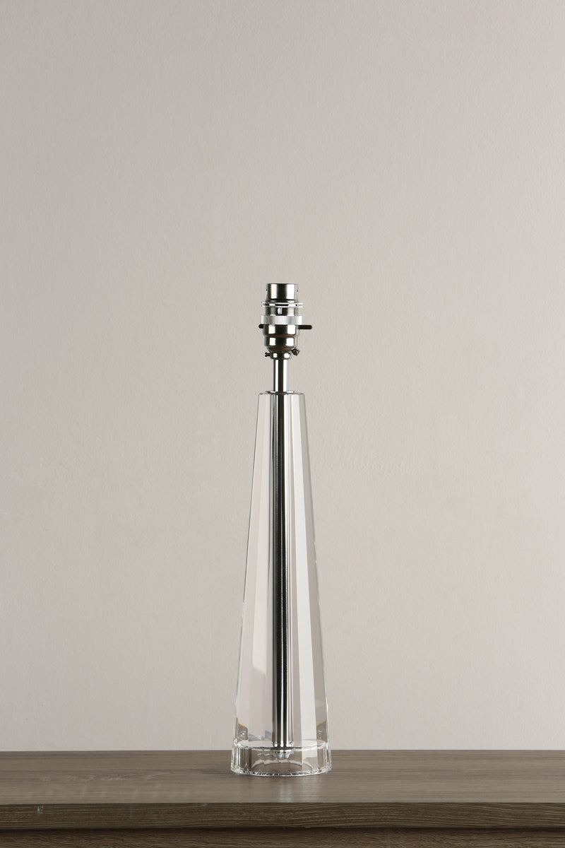 Laura Ashley Blake Large Table Lamp Crystal Polished Chrome Base Only • LA3485109-Q