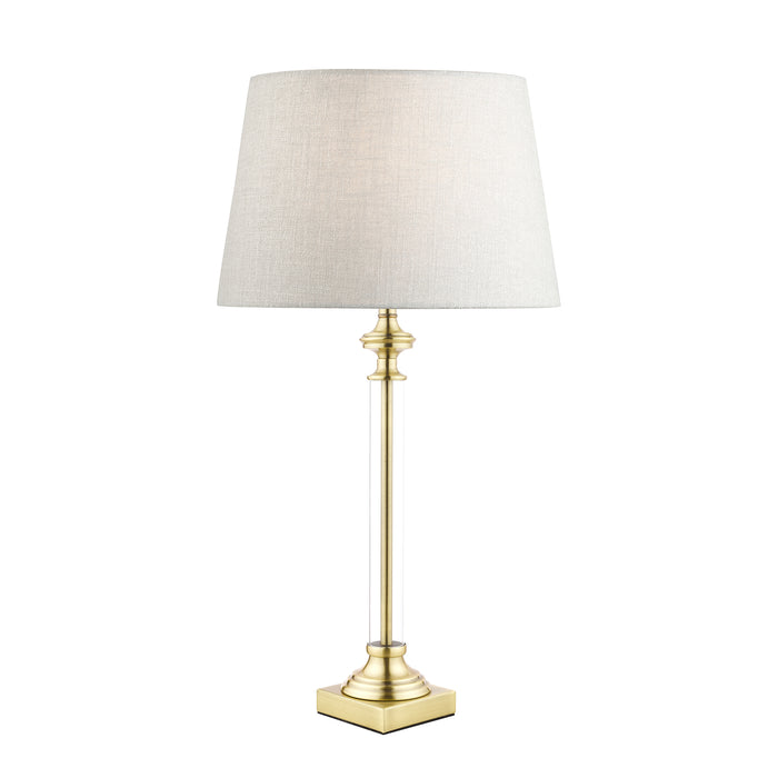 Laura Ashley Winston Table Lamp Antique Brass & Glass Base Only • LA3495491-Q