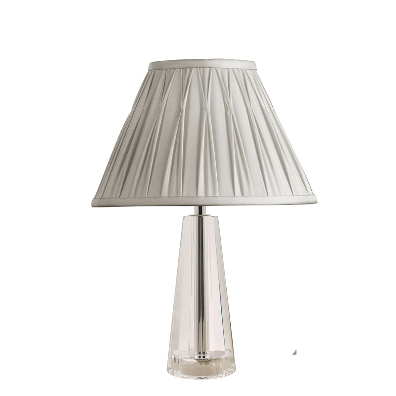 Laura Ashley Blake Small Table Lamp Crystal Polished Chrome Base Only • LA3534520-Q