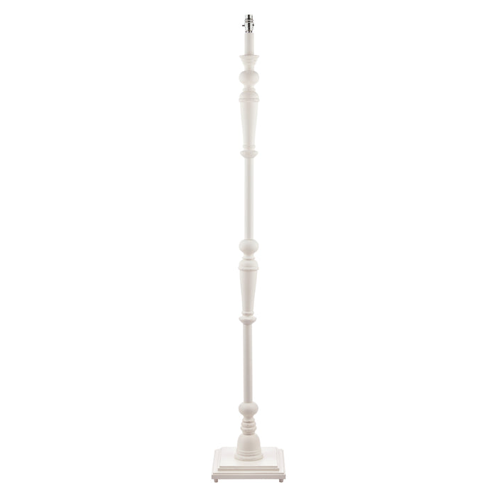 Laura Ashley Tate Wooden Floor Lamp Off White Base Only • LA3552739-Q