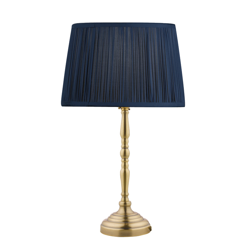 Laura Ashley Corey Antique Brass Candlestick Table Lamp Base Only • LA3569671-Q