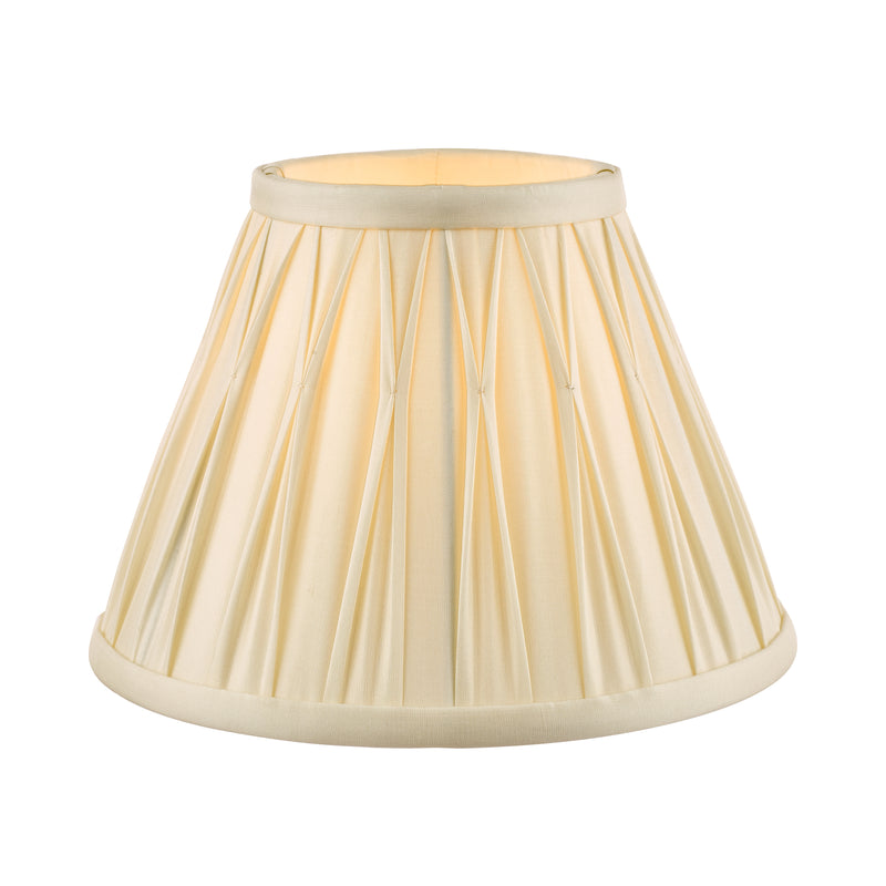 Laura Ashley Fenn Silk Empire Drum Shade Ivory 20cm/8 inch • LA3587342-Q