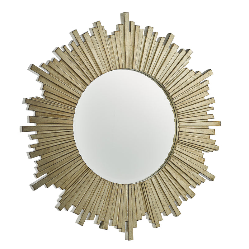 Laura Ashley Lovell Round Mirror Champagne 99cm • LA3589304-Q