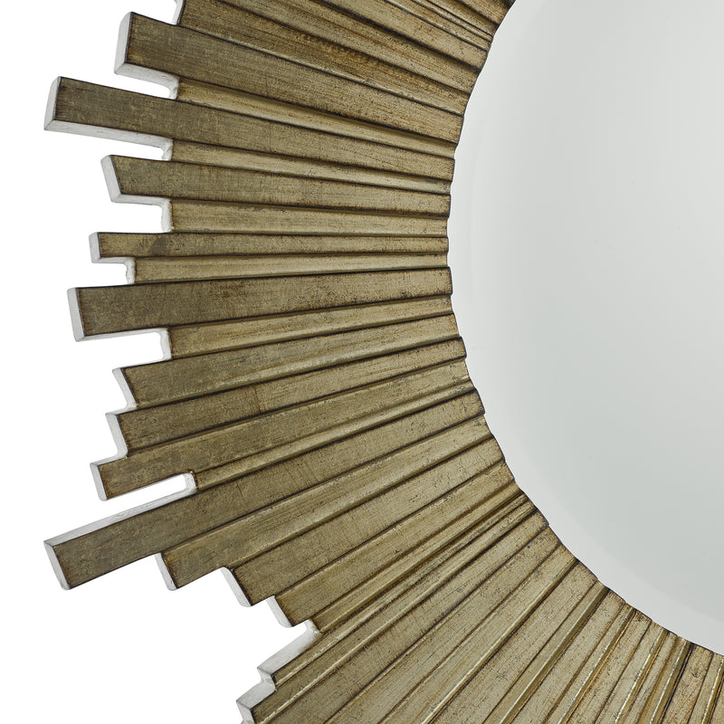 Laura Ashley Lovell Round Mirror Champagne 99cm • LA3589304-Q