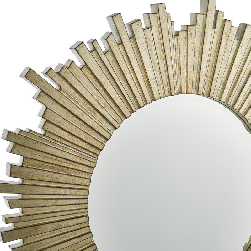 Laura Ashley Lovell Round Mirror Champagne 99cm • LA3589304-Q