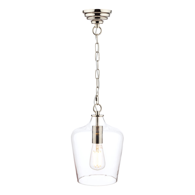 Laura Ashley Ockley Pendant Polished Chrome & Glass • LA3603219-Q
