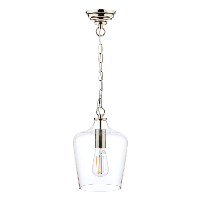 Laura Ashley Ockley Pendant Polished Chrome & Glass • LA3603219-Q
