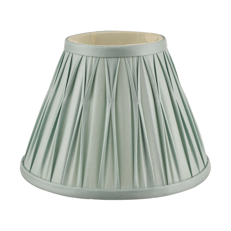 Laura Ashley Fenn Silk Empire Drum Shade Duck Egg 20cm/8 inch • LA3619642-Q
