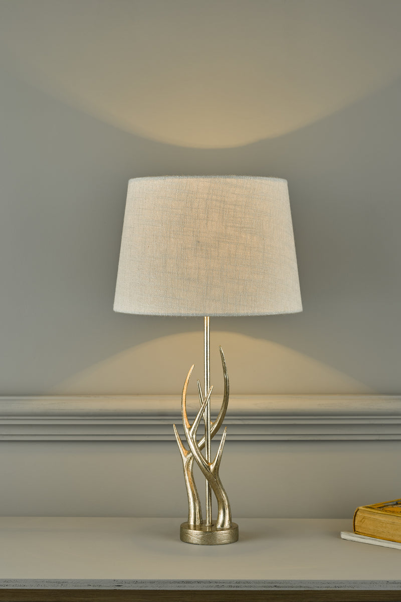 Laura Ashley Mulroy Antler Table Lamp Champagne Base Only • LA3677634-Q