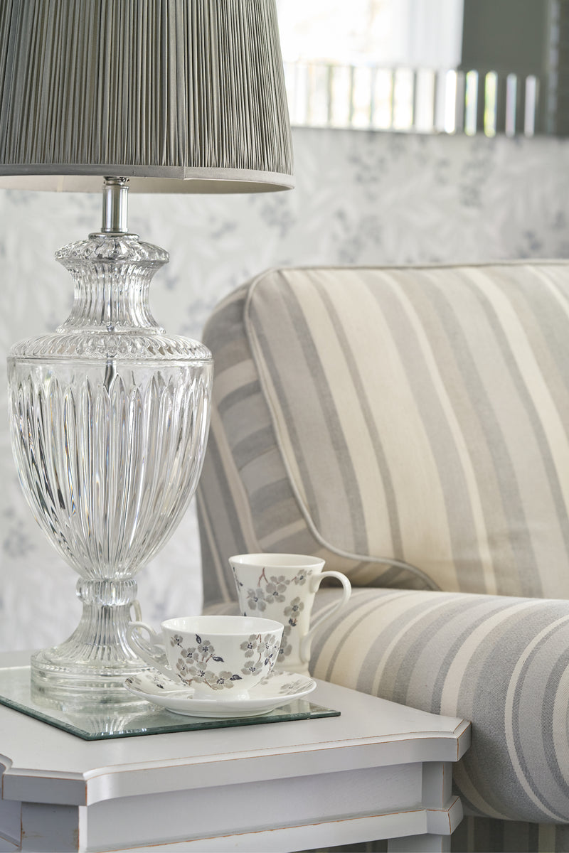 Laura Ashley Meredith Large Table Lamp Cut Glass Crystal Base Only • LA3702772-Q