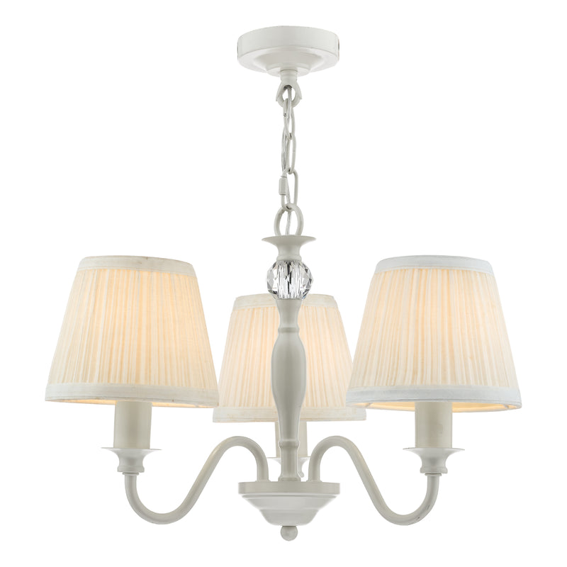 Laura Ashley Ellis 3lt Pendant Grey with Shades • LA3724941-Q