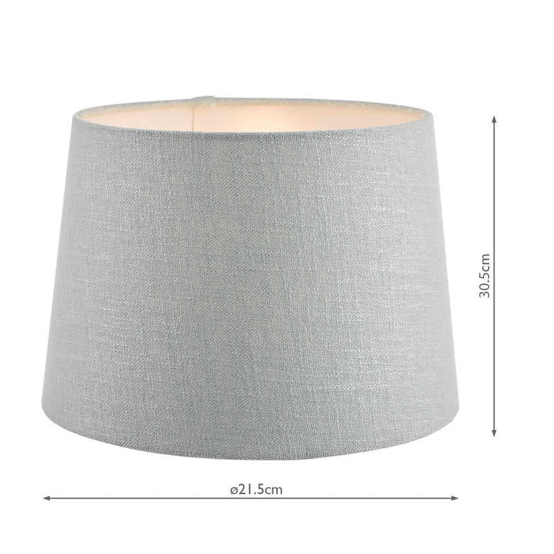 Laura Ashley Bacall Linen Empire Drum Shade Duck Egg Blue 30cm/12 inch • LA3726072-Q