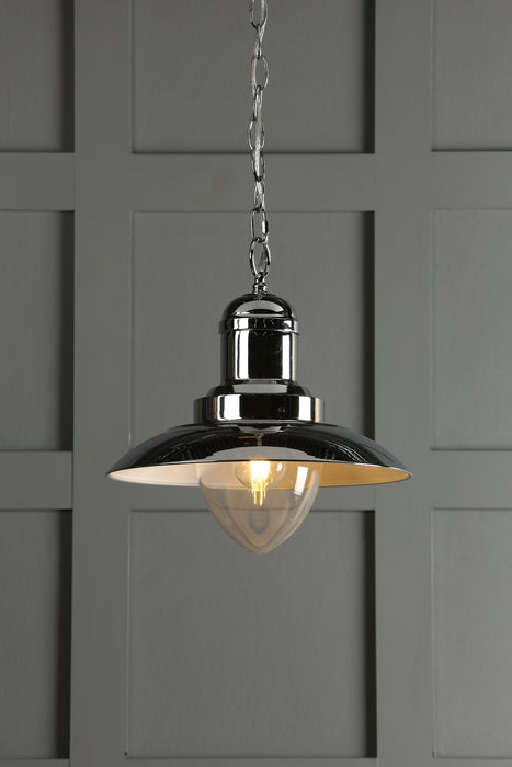 Laura Ashley Corbridge Pendant Polished Chrome • LA3727704-Q