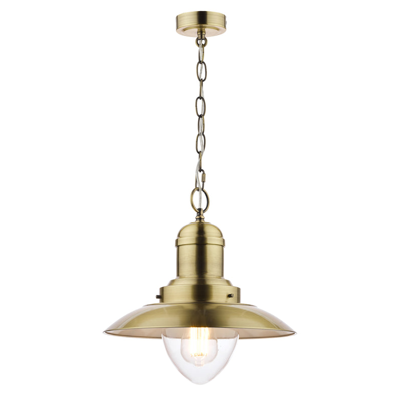 Laura Ashley Corbridge Pendant Antique Brass • LA3727705-Q