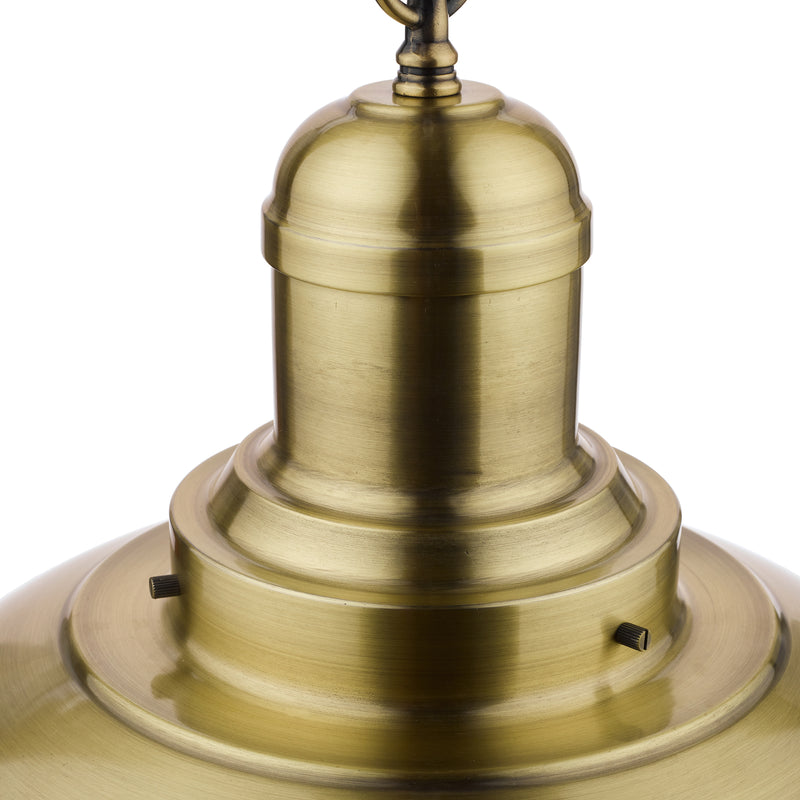 Laura Ashley Corbridge Pendant Antique Brass • LA3727705-Q